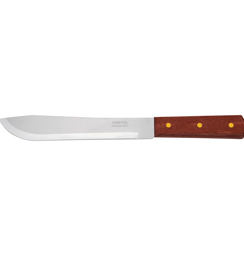 Cuchillo cebollero, mango madera, 8' Pretul 23078 CUCH-M80