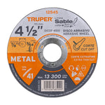 Disco Tipo 41 para corte fino de metal Linea Sable 4-1/2' Truper 12545 DICOF-4510
