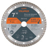Disco de diamante, rin turbo, diametro 7' Truper 12981 DID-270