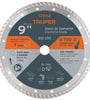 Disco de diamante, rin turbo, diametro 9' Truper 12982 DID-290