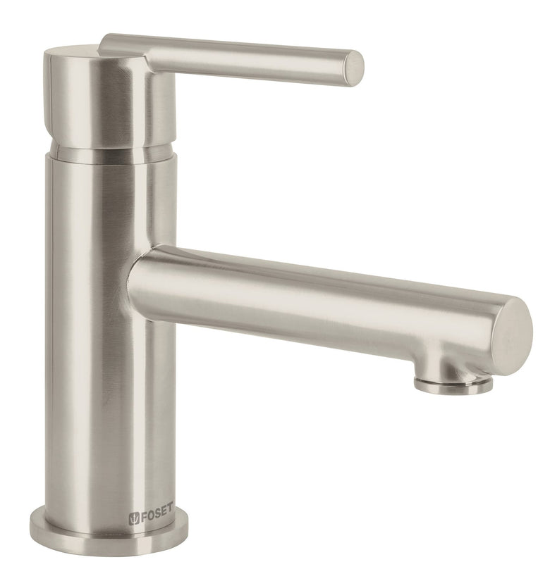 Monomando corto para lavabo, satin, Element Foset 49940 ELM-45N