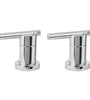 Jgo. 2 manerales para lavabo, taladros separados, Element Foset 45250 ELMM-01