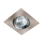 Luminario cuadrado satin spot dirigible, lampara no incluida Volteck 45565 EMP-115S