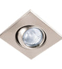 Luminario cuadrado satin spot esferico, lampara no incluida Volteck 45571 EMP-118S