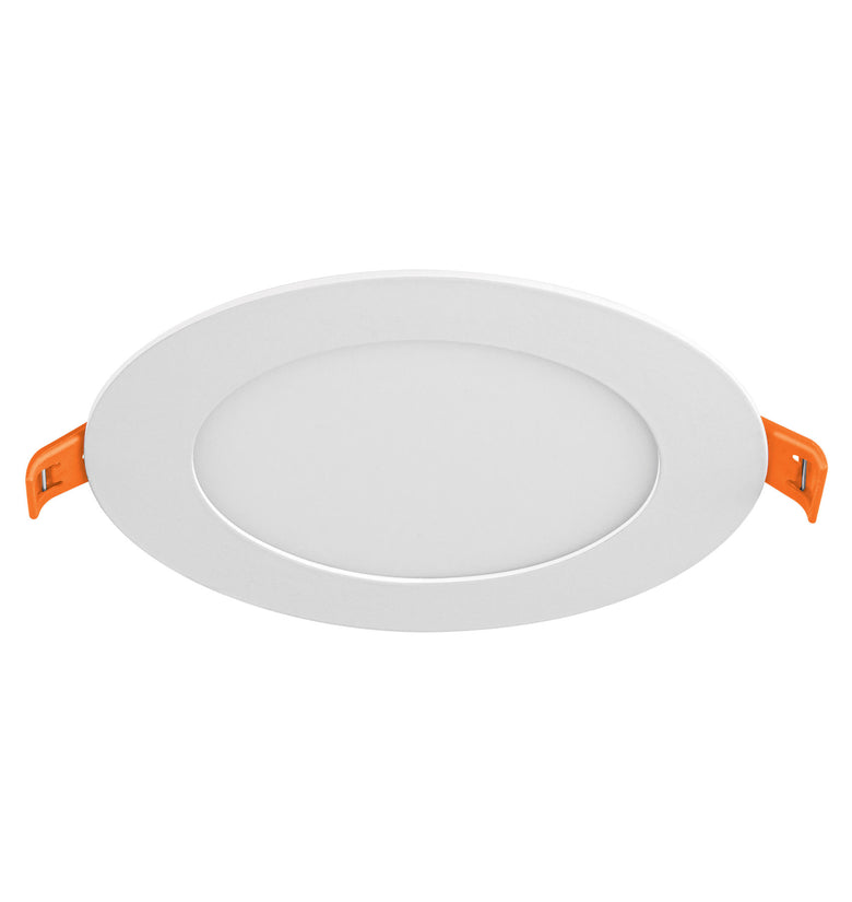 Luminario led slim de empotrar redondo, 6500K, 6W Volteck 48546 EMP-200L