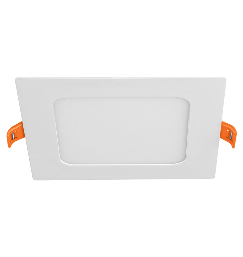 Luminario led slim de empotrar cuadrado, 6500K, 6W Volteck 48540 EMP-400L