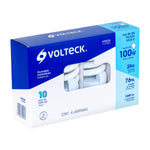 Foco 24 w, espiral, T4, 4 piezas, en caja, Volteck Volteck 46826 F-24EX4