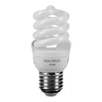 Foco luz calida, 9 w, espiral mini, T2, Volteck Volteck 48501 FC-9EM