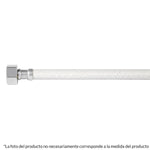 Manguera de hule, 100 cm, vinilo blanca , usos generales Foset 45316 FFR-100B