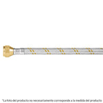 Manguera de hule, 60 cm, revestida de acero, usos generales Foset 49514 FGA-06X