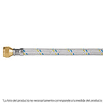 Manguera de hule, 60 cm, revestida aluminio, usos generales Foset 49137 FGA-06