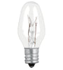 Focos incandescentes transparentes,base E12,7.5watts, 50pzas Volteck 46823 FI-50T