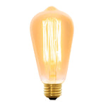 Lampara incandescente vintage, 40W, Edison Volteck 47104 FIV-40E