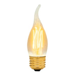 Lampara incandescente vintage, 40W, flama Volteck 47108 FIV-40F