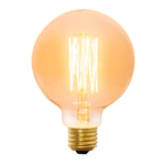 Lampara incandescente vintage, 40W, globo Volteck 47105 FIV-40G