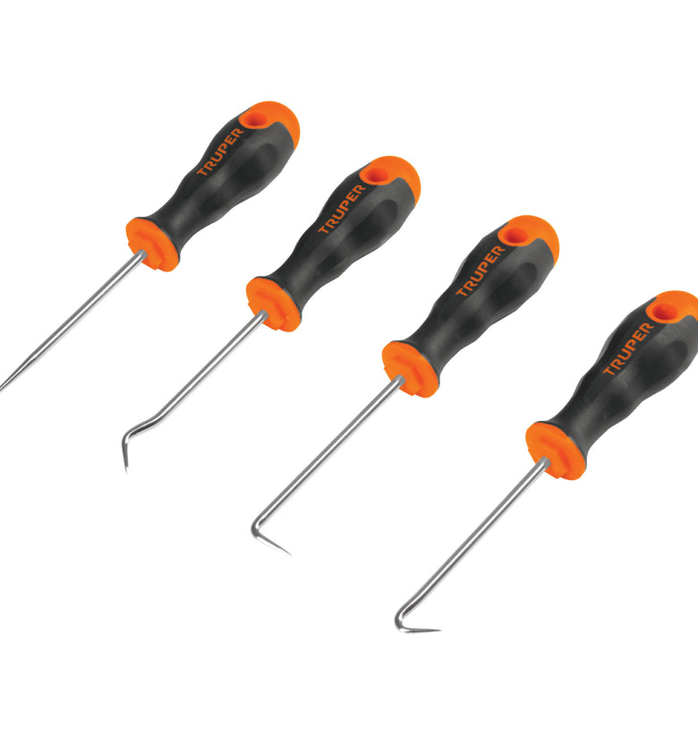 Ganchos multiusos, set 4 piezas Truper 14210 GAN-4