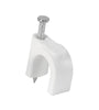 Grapa curva, 10 mm, blanca, bolsa 20 piezas Volteck 48274 GCU-10B