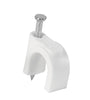 Grapa curva, 12 mm, blanca, bolsa 20 piezas Volteck 48275 GCU-12B