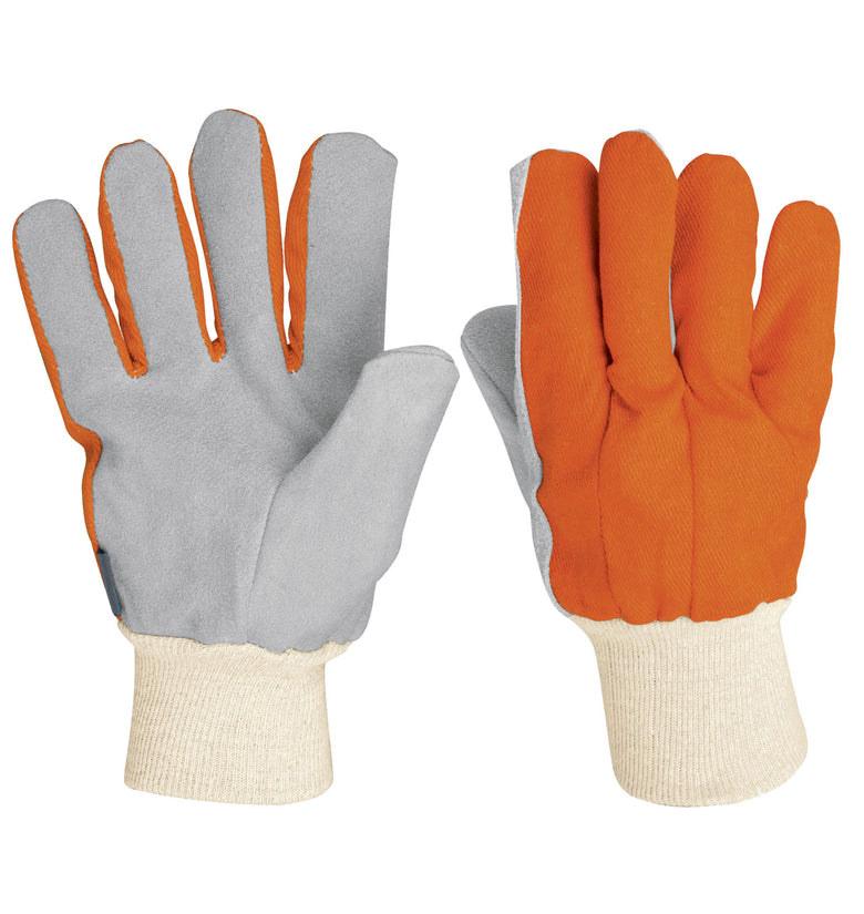 Guantes carnaza y loneta, uso ligero Truper 14244 GU-265