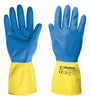 Guantes de latex para limpieza, grandes, reforzados Truper 15269 GU-333