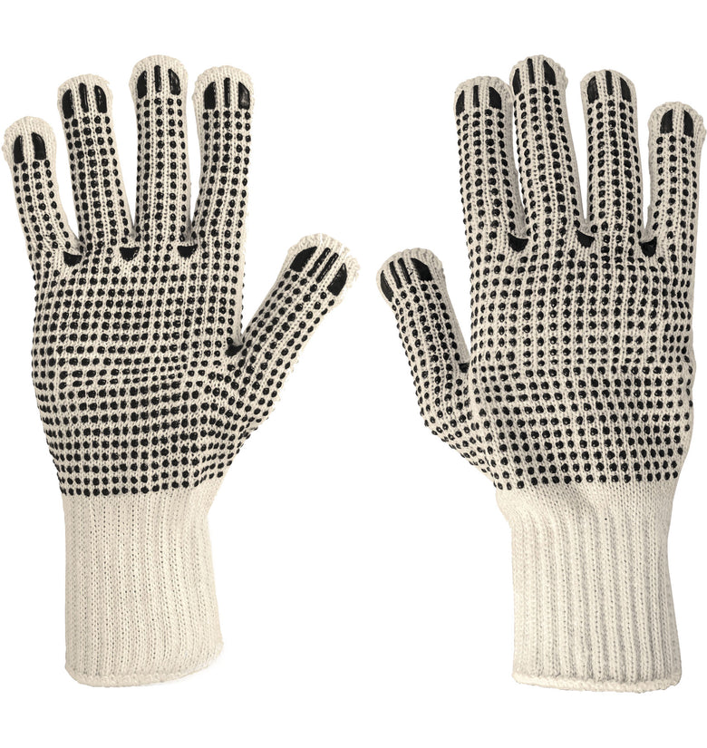 Guantes de algodon con puntos de PVC, Pretul Pretul 21830 GU-425