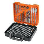 Juego de 100 brocas y puntas en estuche plastico Truper 100872 JBPUN-100