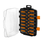 Juego con desarmadores largos de precision, 15 piezas Truper 14157 JOY-15L