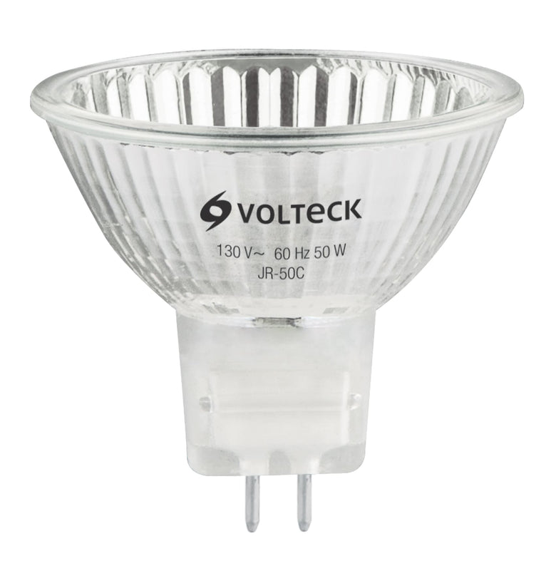 Foco de halogeno tipo JR, 50 w, transparente, Volteck Volteck 47254 JR-50C