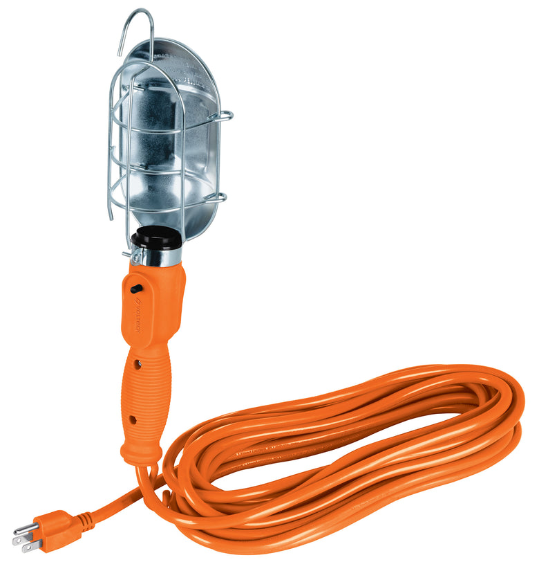 Lampara de taller, cable de 8 m, metalica Volteck 47259 LAT-8M