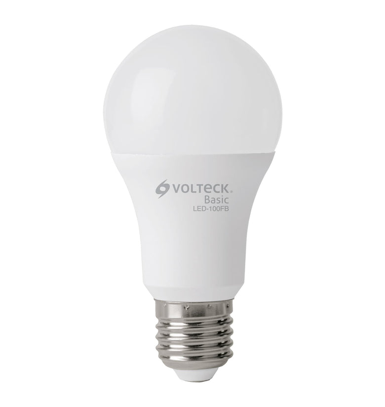 Lampara LED, A19, 14 W, luz de dia, Volteck Basic Volteck 28065 LED-100FB