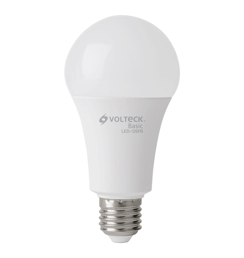 Lampara LED, A19, 16 W, luz de dia, Volteck Basic Volteck 28066 LED-125FB