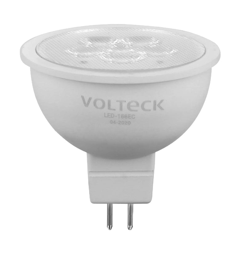 Lampara de Led, MR16, 127V, 6 W, luz calida Volteck 46179 LED-166EC