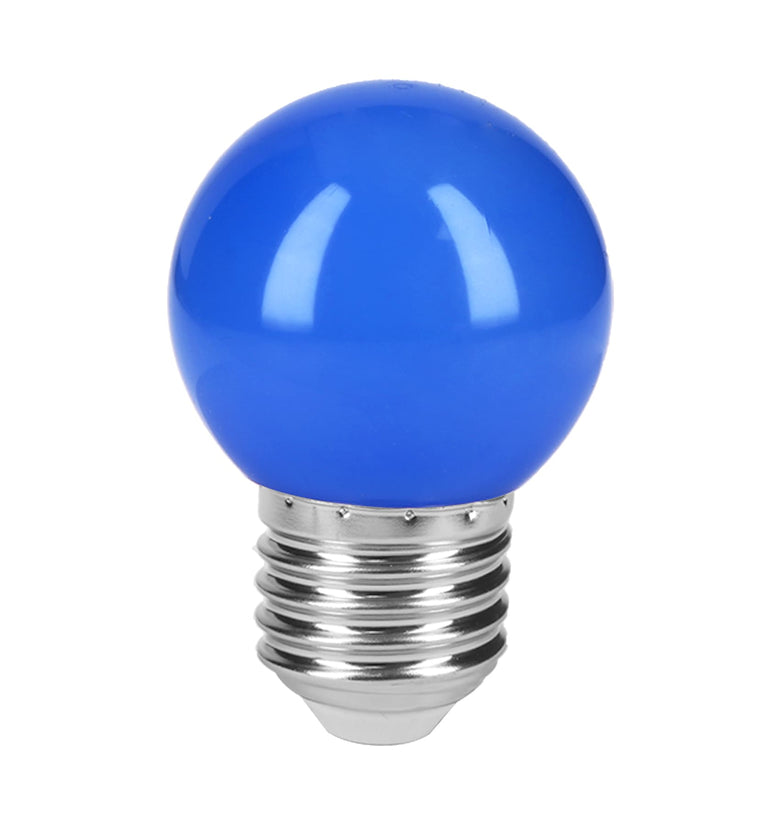 Lampara de led, G45, 127 V, 1 W, color azul Volteck 46026 LED-1AZ