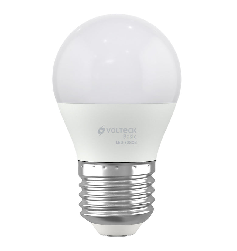 Lámpara de LED, A19, 3 W, luz calida,  Basic Volteck 28058 LED-30GCB