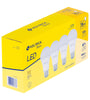 Pack de 4 lámparas de LED A19 10 W, luz cálida, caja, Basic Volteck 27211 LED-75CBX4