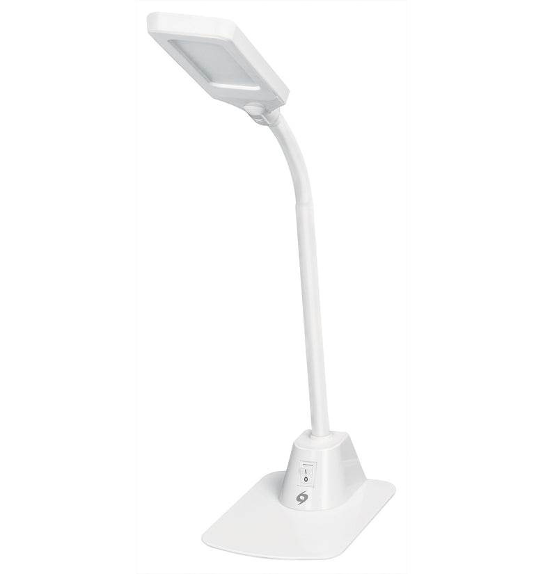 Lampara de escritorio, blanca, 5W, BF, LED Volteck 46189 LES-100L