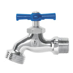 Llave para manguera, cromada, 130 gr, entrada 1/2', Foset Foset 49084 LLJ-130C