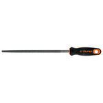 Lima redonda bastarda 10' con mango doble inyeccion Truper 11244 LRB-10T