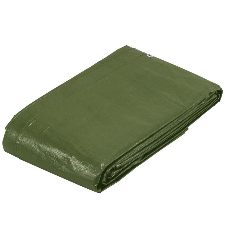 Lona uso rudo, verde olivo, 5 X 6 metros, Truper Expert Truper 16377 LT-56X