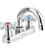 Mezcladora p/lavabo,manerales cruceta, cuello curvo, Basic Foset 47681 M-050E