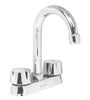 Mezcladora para lavabo, cuello bar, compresion, Basic Foset 47689 M-060-C