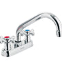 Mezcladora p/lavabo,manerales cruceta,cuello tubular,Basic Foset 47688 M-070E