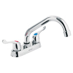 Mezcladora p/lavabo,manerales palanca,cuello tubular,Basic Foset 47686 M-070P