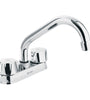 Mezcladora p/lavabo, man hexagonales,cuello tubular,Basic Foset 47683 M-070