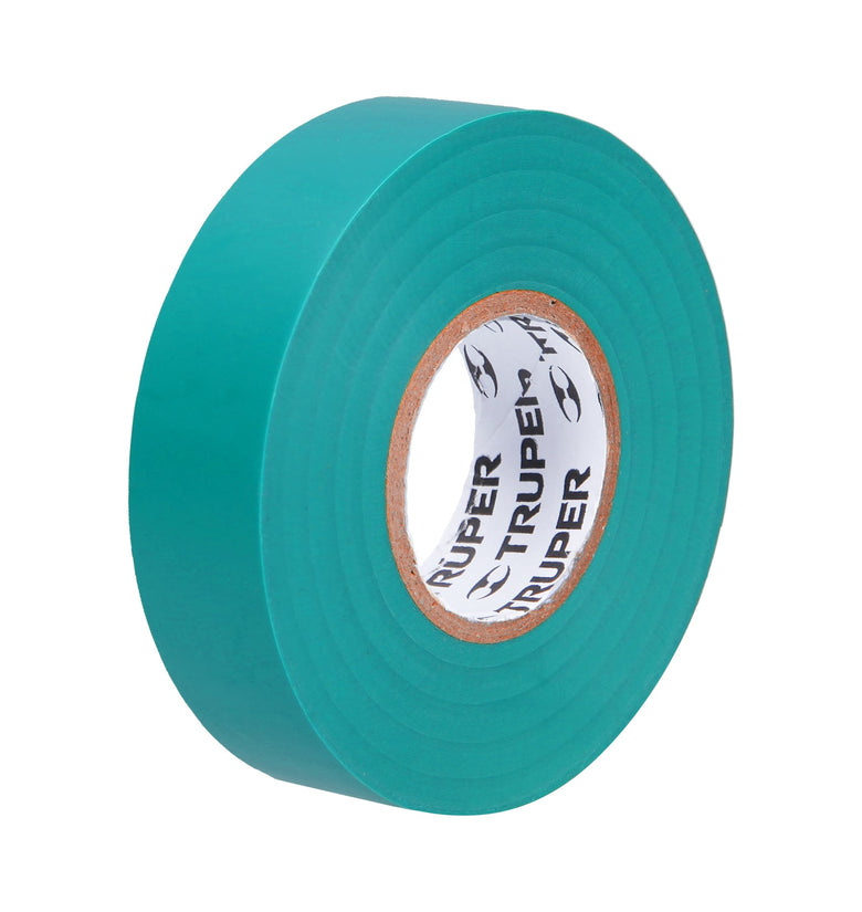 Cinta de aislar # 33, 18m, verde Truper 12502 M-33V