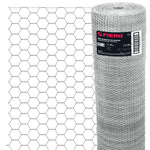 Malla de acero galvanizado, hexagonal, 25 mm x 1.00 m Fiero 44656 MAHE-2510