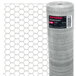 Malla de acero galvanizado, hexagonal, 38 mm x 1.75 m Fiero 44661 MAHE-3817