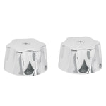 Juego 2 manerales lavabo y fregadero, hexagonal, Basic Foset 49243 MM-100