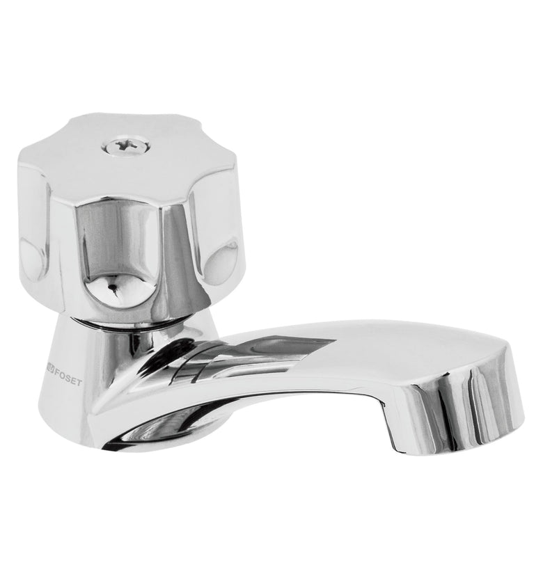 Llave individual para lavabo, ABS, maneral hexagonal, Basic Foset 49309 MP-142