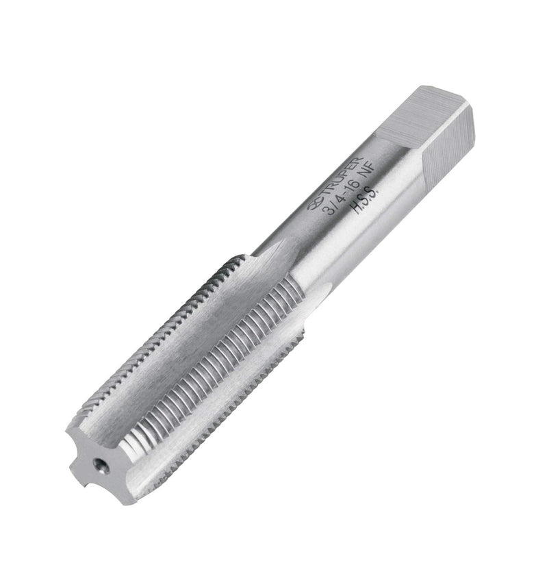 Machuelo semiconico 3/4' x 16 NF, estuche individual Truper 11426 MT-3/4X16